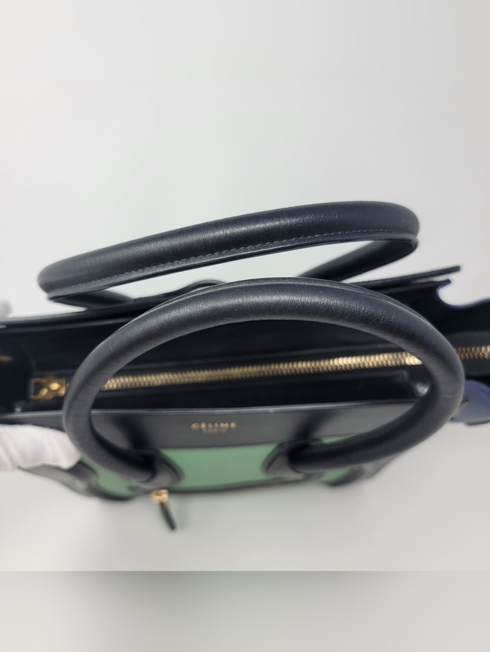 CELINE Micro Luggage Satchel Leather Calfskin Bag - Picture 5 of 13